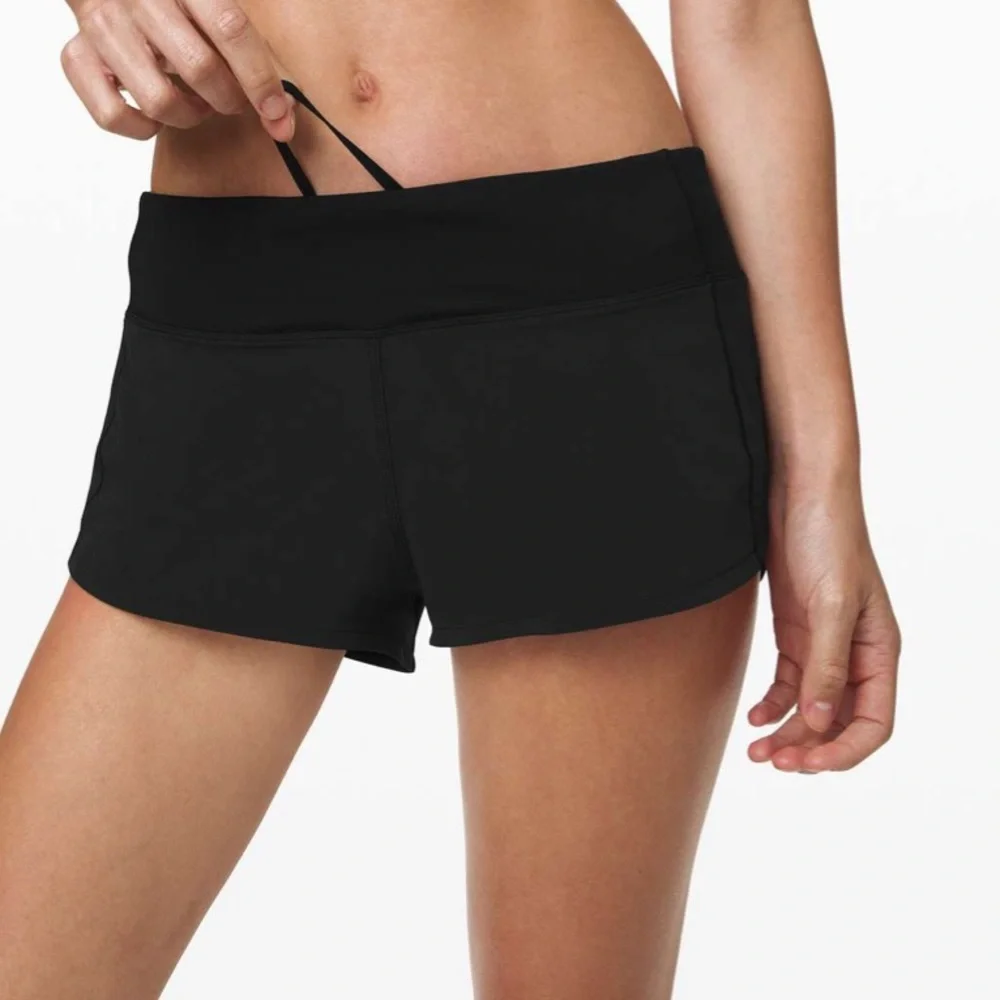 NWT Lululemon Black Speed Up Short 2.5" Lined Size 2 - Picture 7 of 10